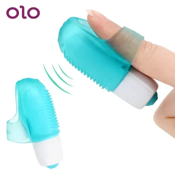 OLO Pirkstu Vibrators G-Spot Vagīnas Stimulators Mini Ūdensizturīgs Spēcīgs Vibrējošais Massager Klitoru Seksa Rotaļlietu Sievieti Masturbator