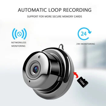 V380 Bezvadu Kamera, WIFI Kameru Baby Monitor IP CCTV IS Nakts Redzamības Home Security Video Monitors divvirzienu Audio Motion Detect