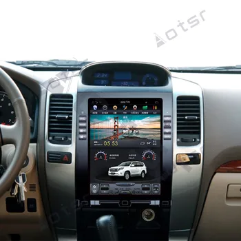 64GB Android9 Tesla Auto GPS multivides Toyota Land Cruiser 120 Prado 2002-2009 auto stereo radio, magnetofons DVD galvas vienības
