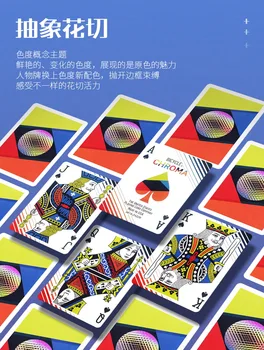 Velosipēdu Chroma Spēļu Kārtis Klāja Cardistry Pokera USPCC Limited Edition Burvju Kāršu Spēles Burvju Butaforijas Burvju Triku Burvis