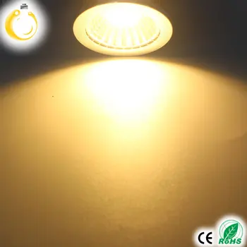 10PCS/DAUDZ COB GU10 GU5.3 E27 E14 MR16 12V Lampada LED Lampa 220V 110V 9W 12W 15W Bombillas LED Prožektoru gaismā Lamparas LED Spuldzes,