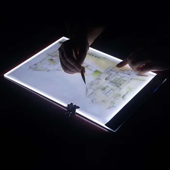 Ultrathin 3.5 mm A4 LED Gaismas Pad Tablet Attiecas uz ES/UK/AU/US/USB Spraudni Dimanta Izšūšanas darbi ar Dimanta Glezna Krustdūrienā rīks