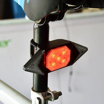 Velosipēdu Savukārt Gaismas LED Riteņbraukšana Astes Gaismas Ar USB Kabeļi Velosipēds Aizmugures Gaismas Ūdensizturīgs Lukturis 3 veidi, kas Mirgo Velosipēdu Apgaismojums Komplekts