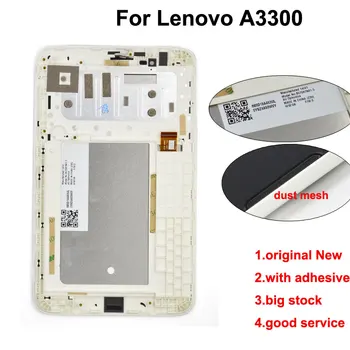 Lenovo planšetdatoru Tab A7-30 A3300 A3300T A3300-GV A3300-HV LCD ekrāns ar skārienpaneli, Digitizer montāža Nomaiņa