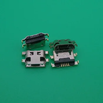 100pcs/Daudz Micro USB Uzlādes Doks Port Savienotājs Ligzda LG K4 2017 X230 M160 M150 M151 rezerves Daļu Nomaiņa