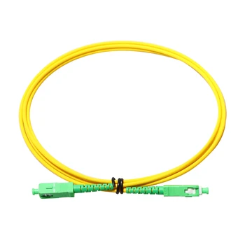5gab SC APC uz SC APC PVC 2.0/3.0 mm Simpleksais Režīms FTTH Fiber Optisko Jumper Cable Fiber Optic Patch Cord 15/20/30m
