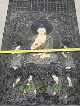 Nepālā Tibetas thangka gleznas Veco thangka kolekcija T02