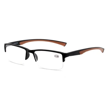 Zilead Dāma Hlaf Rāmis Lasīšanas Brilles Prebyopia Brilles Vīrieši Sievietes Hyperopia Brilles Brilles Ar +1.0 līdz+4.0 Gadījumā