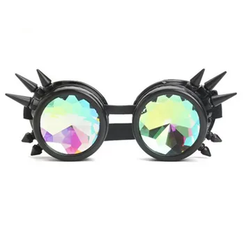 Kniežu Retro Steampunk Saulesbrilles Vīriešiem, Sievietēm Kaleidoskops Brilles, Aizsargbrilles Cosply Steampunk Brilles