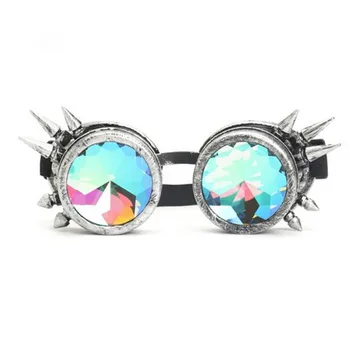 Kniežu Retro Steampunk Saulesbrilles Vīriešiem, Sievietēm Kaleidoskops Brilles, Aizsargbrilles Cosply Steampunk Brilles