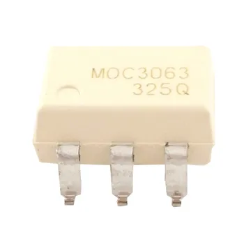 100pcs/daudz moc3063 sop6 optocoupler moc3063 SMD