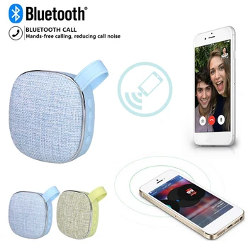 Mini Audums Bluetooth Bezvadu Āra Hi-Fi Stereo Skaļrunis Soundbox Atbalsts TF Karte / AUX / Brīvroku Zvanus / MP3 Atskaņošana