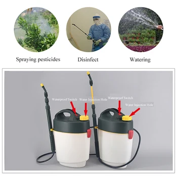 5L Electric Mist Smidzinātājs Lauksaimniecības Pesticīdu Dozatoru Dārza Akumulatora Barošanu Fogger Dezinfekcijas Mašīna tālu diapazons
