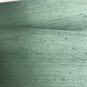 MYWIND 2020. gadam, Modes krāsa Lapotnes Zaļā Grasscloth wallcovering Dabas Tekstūra, Tapetes Hotel Sienas Japāņu Stilā