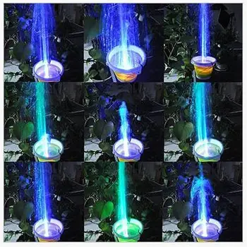 LumiParty Iegremdējamais Ūdens Sūknis ar LED Gaismas Akvārijos KOI Zivju Dīķi, Strūklaku, Ūdenskritumu, zemūdens gaismas dīķis Apgaismojums