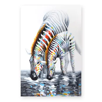 Krāsu Zebra Māti un Bērnu, Dzīvnieku Dimanta Krāsošanas Kārtu Pilnīgu Urbt Nouveaute DIY Mozaīkas Izšuvumi 5D Cross Stitch Mājas Dekoru