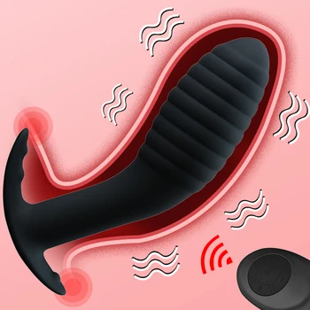 Bezvadu Tālvadības Butt Plug Pieaugušo Seksa Produkti 10 Ātrumu Vibrators Pāriem Geju Anālās Prostatas Massager Anālo Pērlīšu Seksa Rotaļlietas Bullet