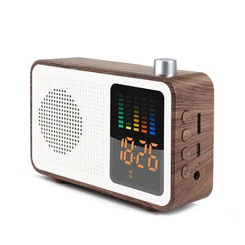 Jaunu koksnes graudu radio EasyLIFE Bluetooth skaļruni Smart audio mikrofons skaļrunis JRqwer SZ022