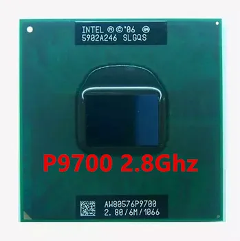Intel Portatīvo datoru cpu P9700 CPU Core 2 Duo Mobilo PROCESORU P9700 Dual Core 2.8 GHz 6M 1066MHz Ligzda pm45