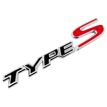 Metāla VEIDA, TIPA S Car Styling Pielāgošanas Bagāžnieka Logo Emblēma Uzlīmes Honda Accord, Acura Civic Spirior Odyssey Spirior CRZ dio