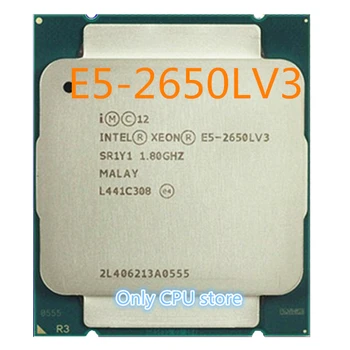Oriģinālā Intel Xeon E5 Procesoru-2650LV3 OEM Versijas 1.8 GHz 12-Core 65W 30M E5 2650LV3 Desktop CPU E5 2650L V3 bezmaksas piegāde