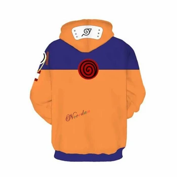 Anime Cosplay Naruto Cosplay Kostīmi Mazuļiem Uzumaki Naruto Sporta Krekls Pelēkā Vārna Jaka, Bikses Vīriešu Sieviešu Apģērba Komplekts