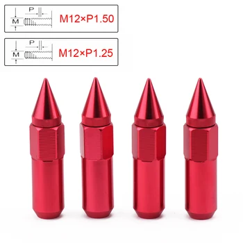 RASTP-87mm Smaile Riteņu Vazāt Rieksti M12x1.5/M12x1.25 vazāt riekstu ar logo RS-LN014