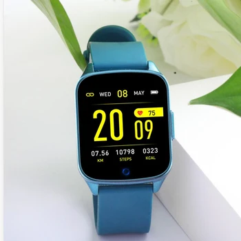 KW17 Smart Skatīties Sieviešu Sirds ritma Monitors Vīriešu Sporta Smartwatch Ziņu Atgādinājums Fitnesa Tracker Android un IOS Zila