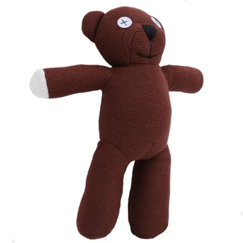 33cm 43cm Radošo Mr Bean Teddy Bear, Brown Attēls Smieklīgi Plīša Lelle Mazulis, Rotaļu