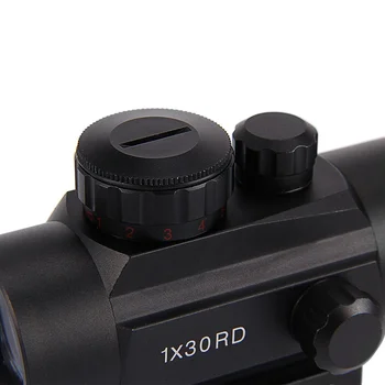 Uzticamu Optisko Redzes Red Dot 1X30 RD Aizvērt Ceturksnis Šautene Karabīne Shot gun, kuru Mērķis ir Iekārtas, Medību & Sports