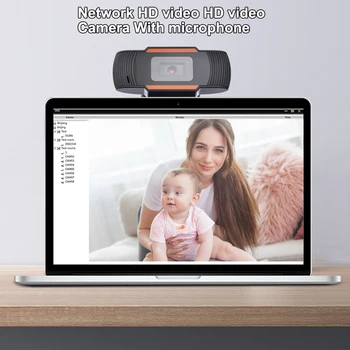 HD Tīmekļa Kamera, 1080p 45 Grādu Grozāms USB Kameras Video Ierakstīšana Web Kamera Ar Mikrofonu, Lai PC Dators