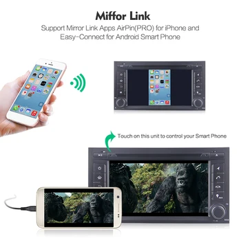 Eunavi 1 Din Android 9.0 Auto Radio ar DVD Multimediju Atskaņotājs, Sēdvietu Leno GPS Navigācija, Stereo WIFI Autoradio viens din headunit