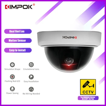 KIMPOK KP-1500 imitācija CCTV Kameras,scaring kameras w/ IS LED flashing viltus kameru w/ iepakojumā, kas Mirgo dummy kameras Simulācijas