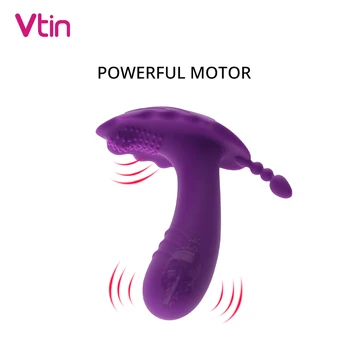 Bezvadu Vadības Vibrators Sievietēm Anālais Plug Vibrējošais Spēcīgs Motors G Spot Klitora Stimualtion Sieviešu Masturbācija Seksa Veikals