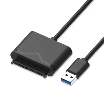 USB 3.0 SATA Kabelis SATA 22PIN 3 Kabeli ar LED Gaismu 2.5/3.5 collu Cieto Disku (HDD, SSD Adapteris Konvertētājs