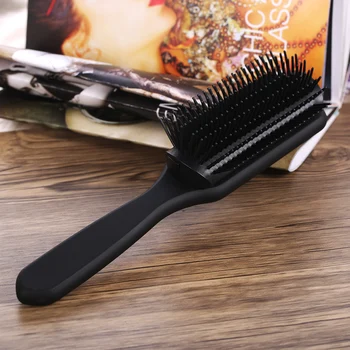 Gaisa Spilvenu Handcraft Hairbrush Anti-static 9 Rindas Dentangling Ieveidošanas Matu Suka Galvas Massager Ķemme drošības Spilvens Matu Veidošanas līdzekļi