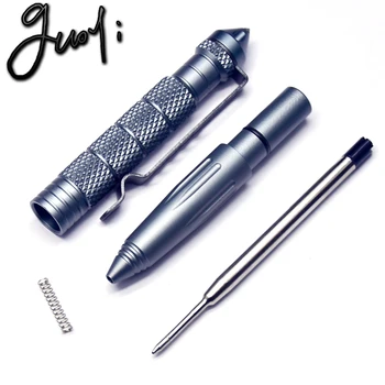 Guoyi A115 Tērauda apvalks Lodīšu pildspalvas Metāla augstas klases biznesa birojs dāvanas un korporatīvo logotipu pielāgošana pildspalvu, paraksts