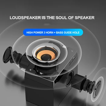 Spēcīgs Bass Bluetooth Skaļruņi Augstas Jaudas 3D Stereo Portatīvie Kolonnas Subwoofer Mūzikas Centrs HIFI BoomBox LED Displejs, AUX TF FM