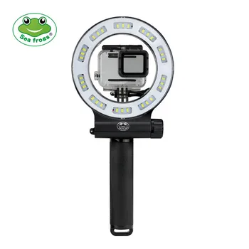 SL-109 30 LED Kamera Video Gredzenu Gaismas 3 Režīmu Ūdensizturīgs 40m Niršanas Aizpildīt Gaismas, par GoPro Hero Yi 4K SJCAM Rīcības Sporta Kameras