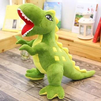 60/100cm Imitētu Dinozauru Plīša Rotaļlieta Pastāvīgā Tyrannosaurus Rex Pildījumu Dzīvnieku Lelle Smieklīgi Rotaļlietas, Bērnu rotaļu biedrs, Dzimšanas dienas Plīša Dāvanu