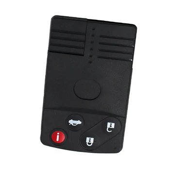JEAZEA 4 Pogas Nomaiņa Apvalks Smart Karte, Tālvadības Atslēga Gadījumā Fob Priekš Mazda 5 6 CX-7 CX-9 RX8 MX5 Miata