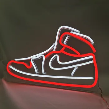 Jūra Radošo Festivālu Radošas Dāvanas Dimming Modelēšanas Gaismas Led Galda Dekorēšana Personalizētu Sneaker Rotājumi Neona Gaismas