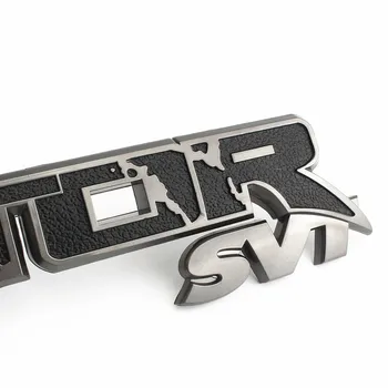 1 gab. Jaunu SVT Raptor Tailgate Emblēmu 3D Žetons 09-14 Bagāžnieka Auto Uzlīme Decal Ford F150 2010. -. Gadam Fx4 Auto piederumi