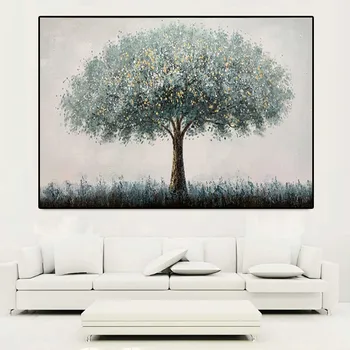 Anotācija koku saulrieta vilnis glezna eļļas glezna audekls mākslas izdrukas, gleznu par dzīves telpu dekorēšana, sienu apdare