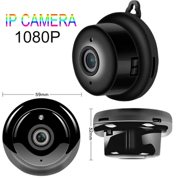 1080P, ar night vision, maksimālais 128G izplešanās Kameras Wireless HD Mini Wifi Videokameras Kustības detektors Home Security Cam