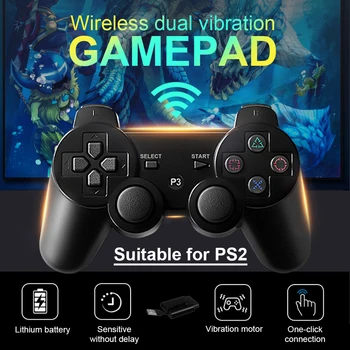 SONY PS3 Kontrolieri Bluetooth 2.4 G HzWireless Gamepad par Play Station 3 Kursorsviru Konsoles Dualshock 3 Controle PC