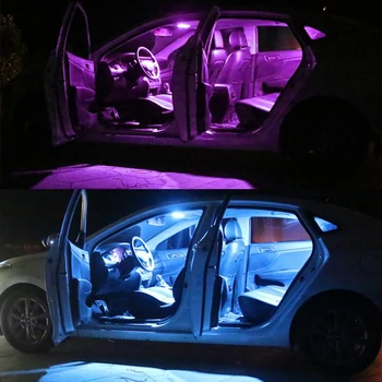 16pcs Auto LED Interjera Komplekts Canbus Nav kļūdu Kartes Dome Durvju Licences Plāksnes Gaismas Lampas 2006-2012 Land Rover Range Rover Sport