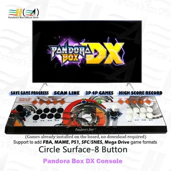 Pandora Box DX 3000 1 arcade spēļu Konsole 8 pogas custom atbalsta 3P 4P spēli Saglabāt Spēles progresu var pievienot 5000 spēles 3D tekken