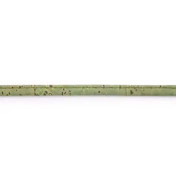 10meter 5mm Apaļas zaļas korķa vadu portugāļu korķis rotaslietas piederumi /Secinājumi vadu vegāns materiāls RK-406-10