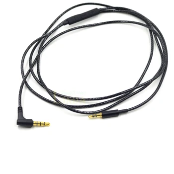 Nomaiņa vadu līnijas kabeli ar mic tālvadības AKG N60 NC n60nc Atsauces austiņas